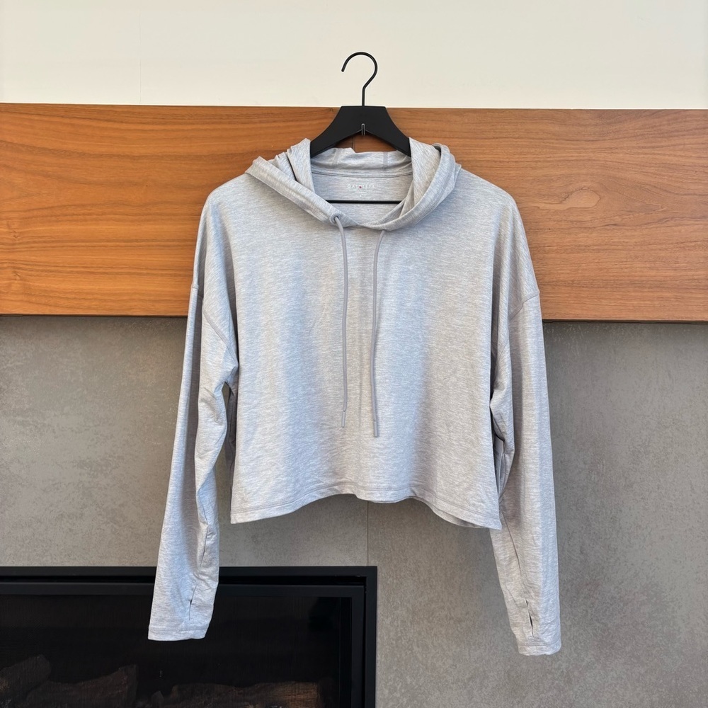 NWT ATHLETA UPTEMPO SHORT HOODIE, SIZE S